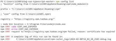 解决npm install 卡在idealTree: timing idealTree Completed的问题