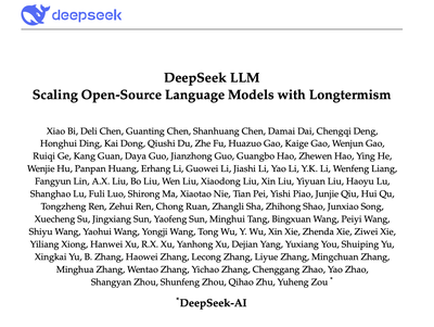 DeepSeek-LLM论文分析