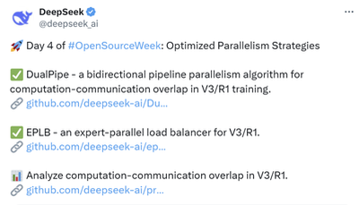 DeepSeek OpenSourceWeek第四弹:DualPipe + EPLB + 计算分析Profile-Data